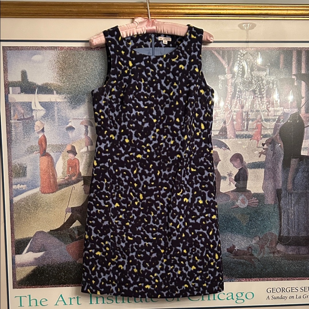 Gap Blue Patterned Cotton Dress
